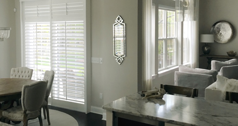 Sacramento kitchen sliding glass door shutters